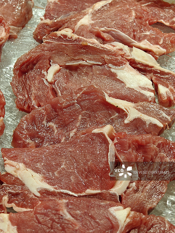 五星级酒店自助生鲜牛排图片素材