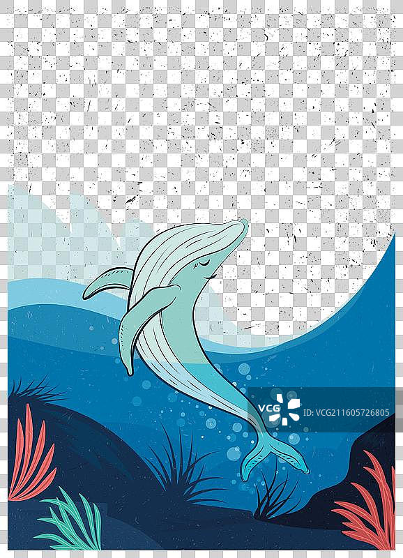 世界海洋日竖幅海报模板图片素材