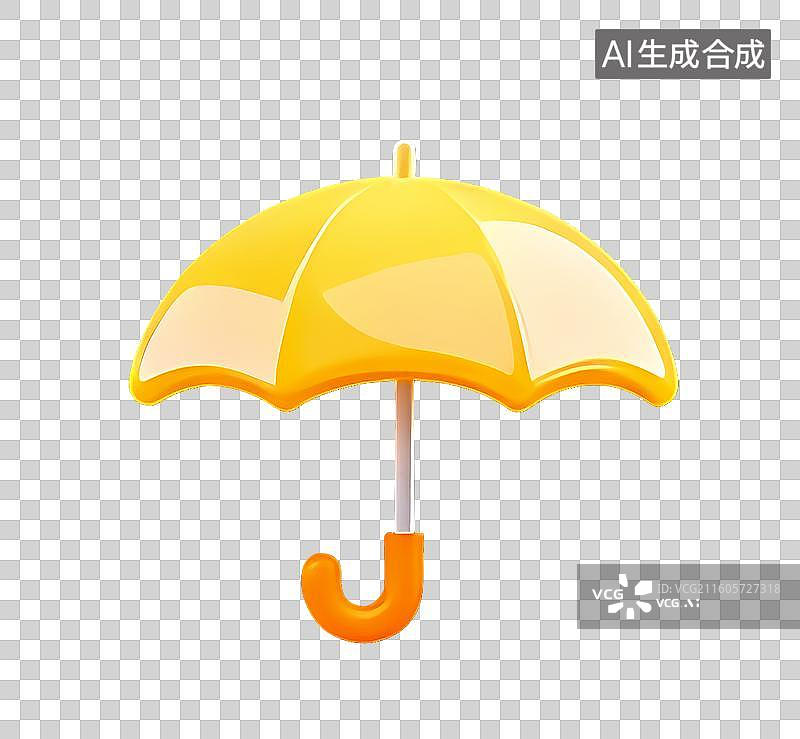 【AI数字艺术】免扣毛玻璃雨伞元素图片素材