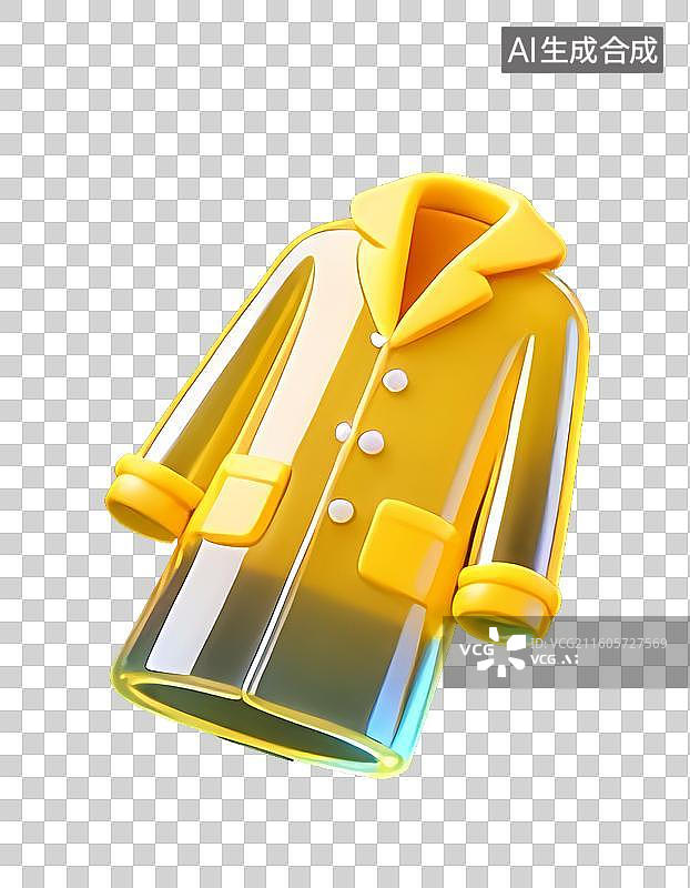 【AI数字艺术】免扣毛玻璃衣服外套元素图片素材