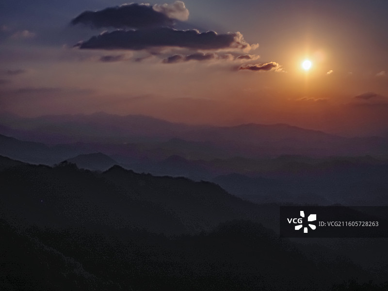 六安金寨马丁公路图片素材