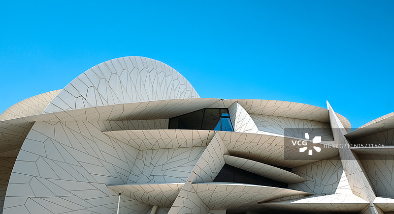 卡塔尔国家博物馆建筑外立面 （Jean Nouvel 设计）图片素材