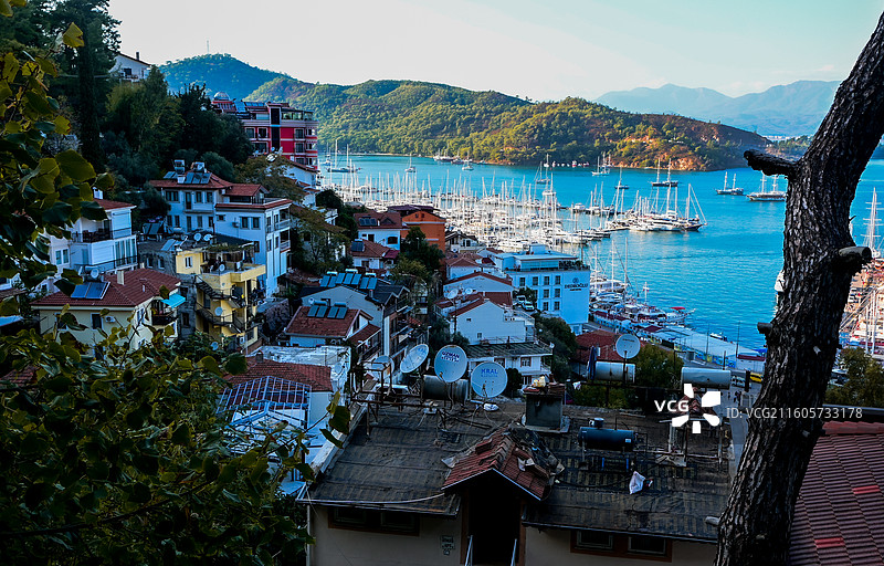 山海之间 · 土耳其费特希耶安静一隅图片素材