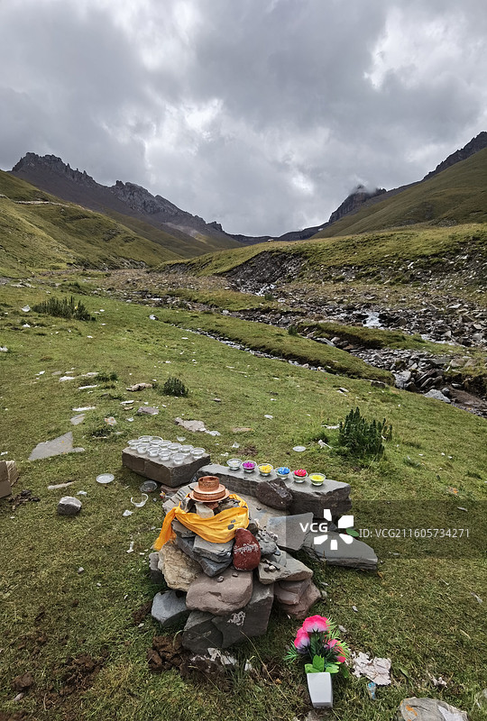青海省玉树州尕朵觉沃神山尕朵觉悟神山嘎朵觉悟神山图片素材