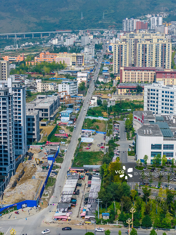 四川省凉山州雷波县城风光图片素材