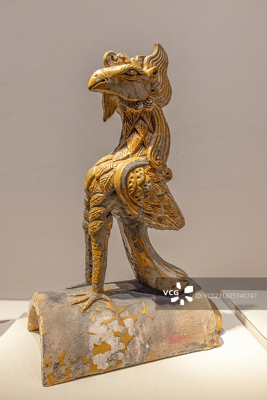 中国古代建筑屋脊兽（龙、凤、狮子、海马、天马、狻猊、獬豸 、斗牛）图片素材