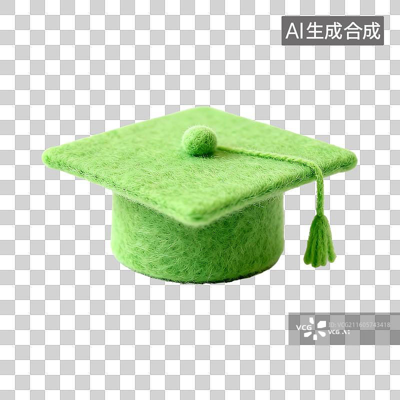 【AI数字艺术】3d可爱毛毡风格教育课堂插画元素图片素材