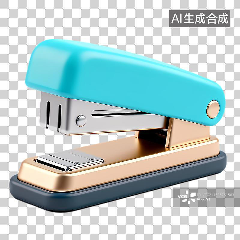 【AI数字艺术】小巧彩色办公订书机图片素材