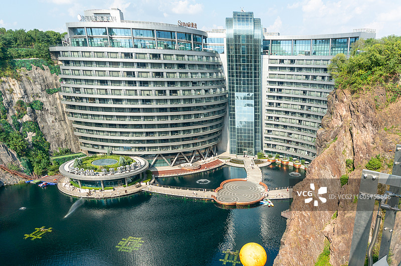 上海世贸深坑酒店图片素材