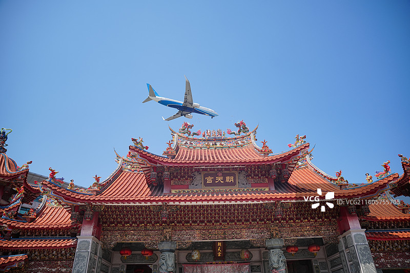 厦门飞机拍摄图片素材