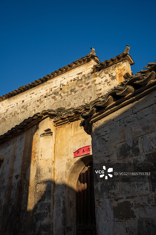 黄山屏山村图片素材