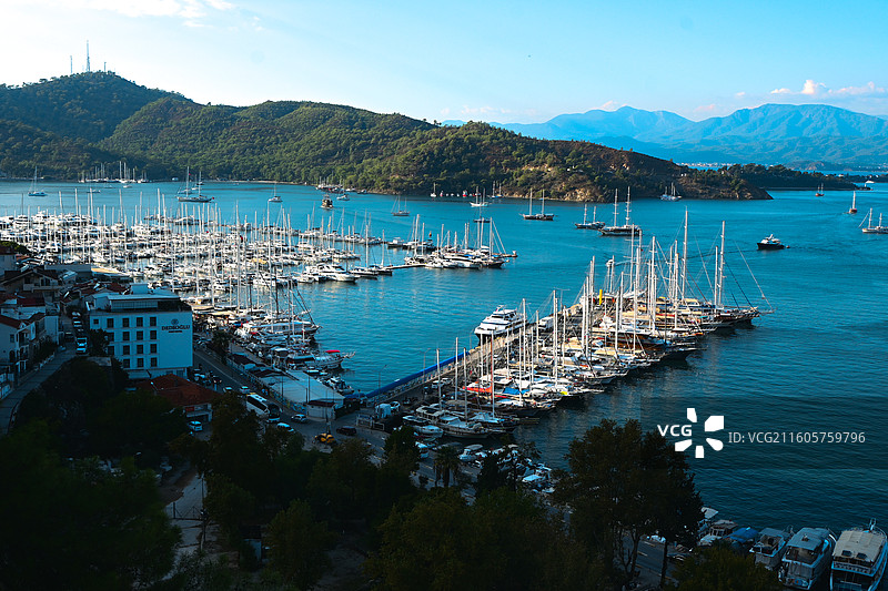 山海之间 · 土耳其费特希耶安静一隅图片素材