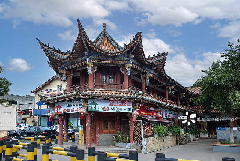 云南昆明，官渡古镇图片素材