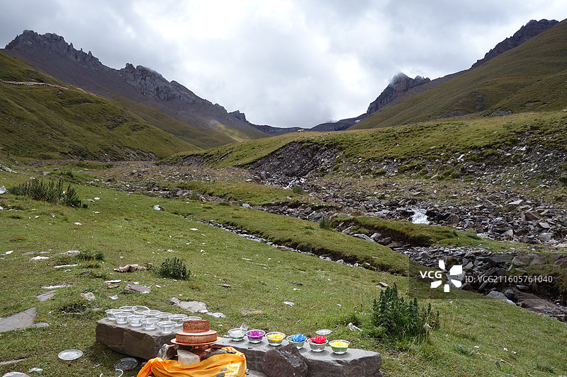 青海省玉树州尕朵觉沃神山尕朵觉悟神山嘎朵觉悟神山图片素材