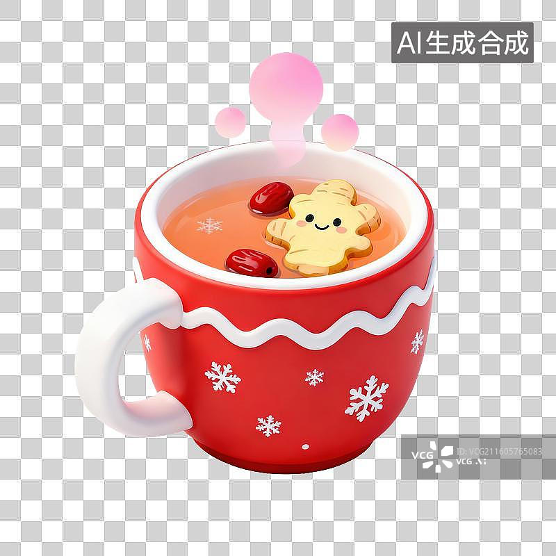 【AI数字艺术】姜茶-医疗健康图片素材