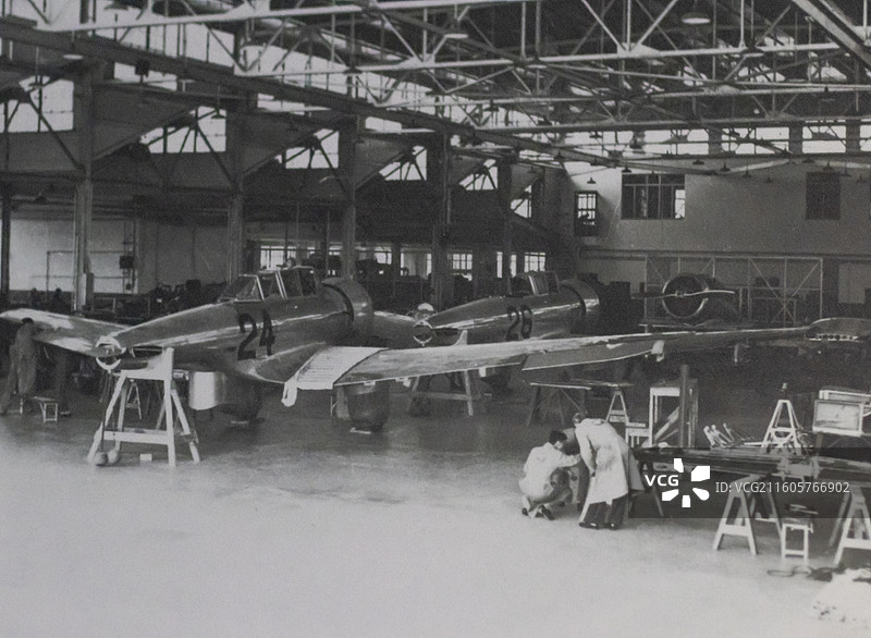 中央杭州飞机制造厂创立于1934年 中国国家博物馆图片素材