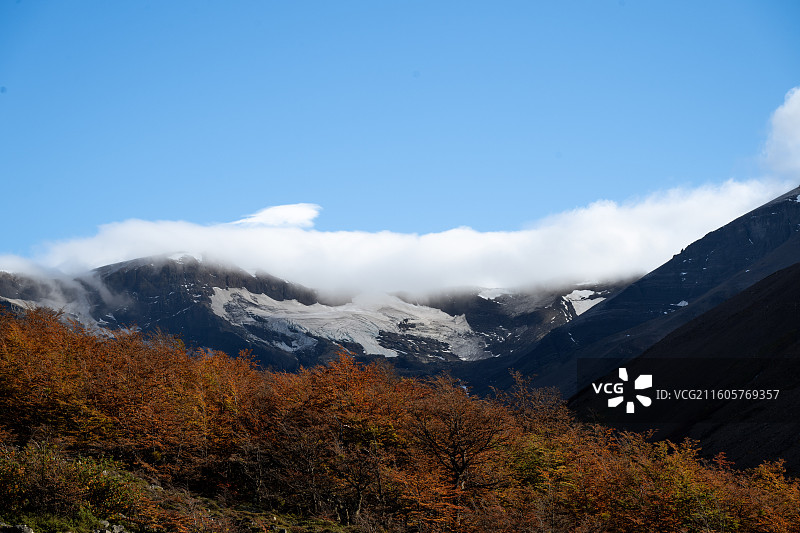 智利，百内国家公园，秋天的百内国家公园图片素材