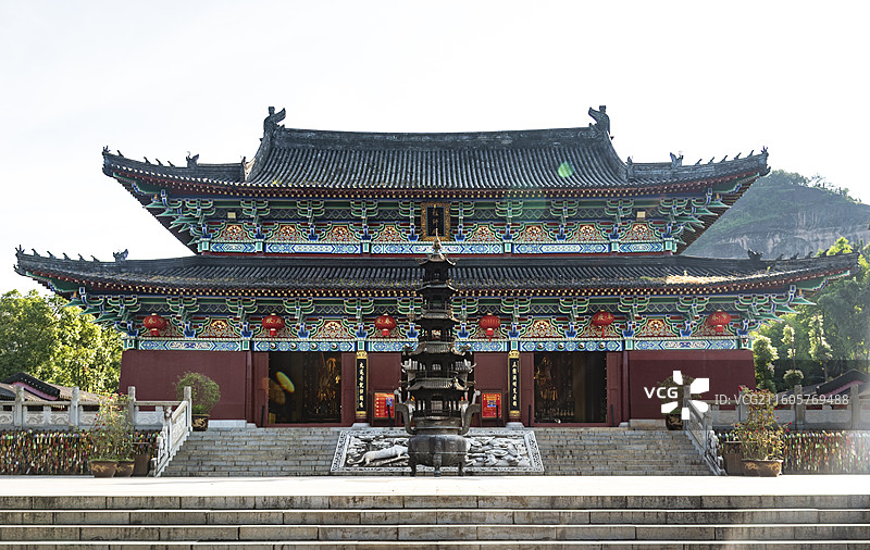 龙虎山正一观，位于江西鹰潭，道教祖庭图片素材