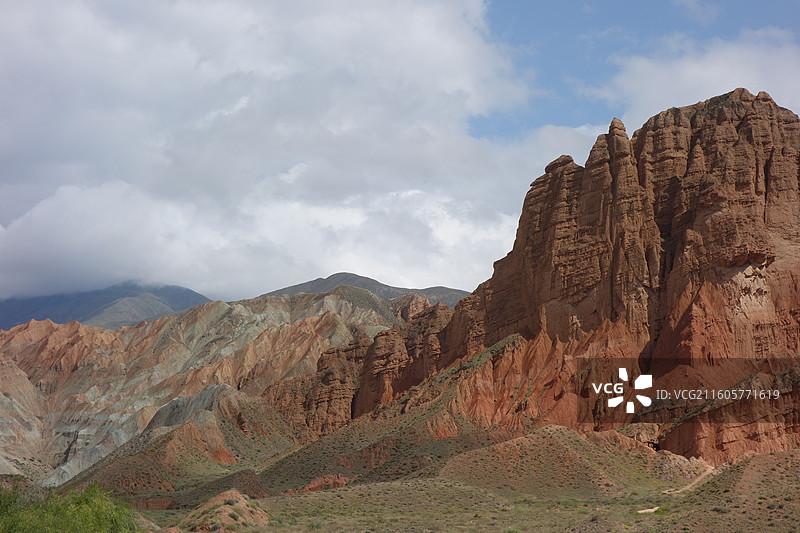 青海省海南州贵德县贵德丹霞阿什贡丹霞图片素材