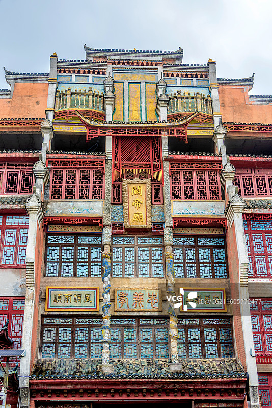 中国广西桂林灵川县大圩古镇风光图片素材