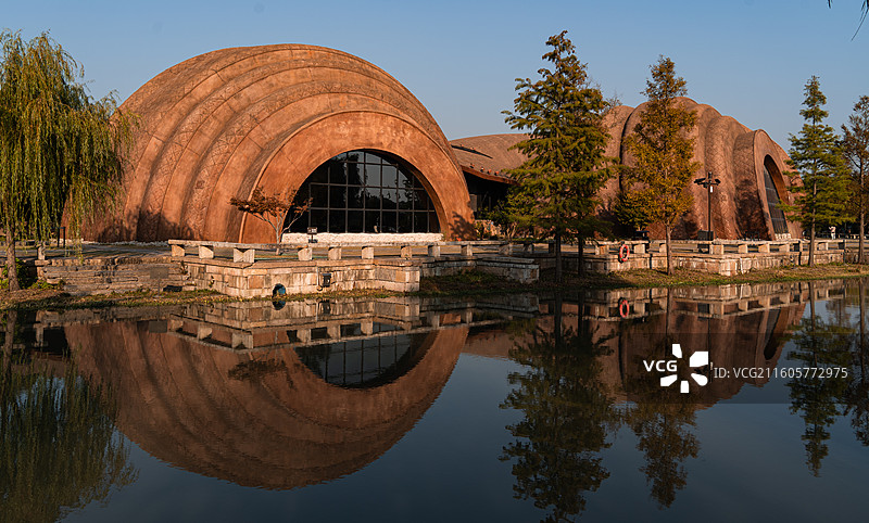 广富林文化遗址考古展示馆图片素材