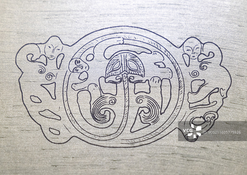 螭虎食人佩 战国 中国国家博物馆图片素材