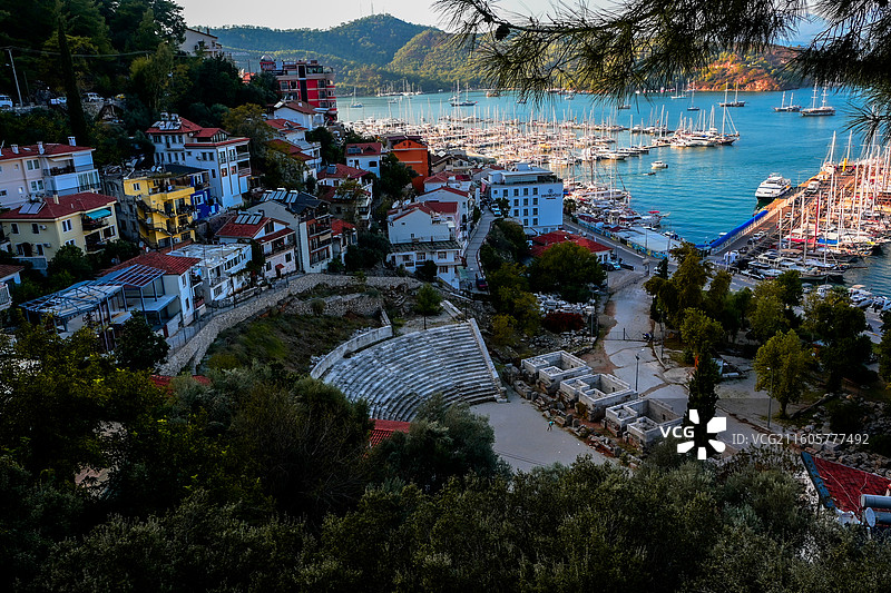 山海之间 · 土耳其费特希耶安静一隅图片素材