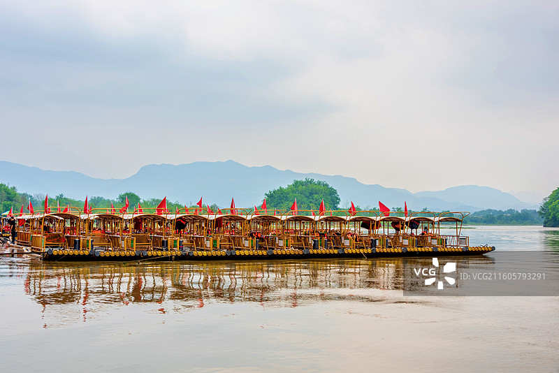 中国广西桂林灵川县大圩古镇风光图片素材