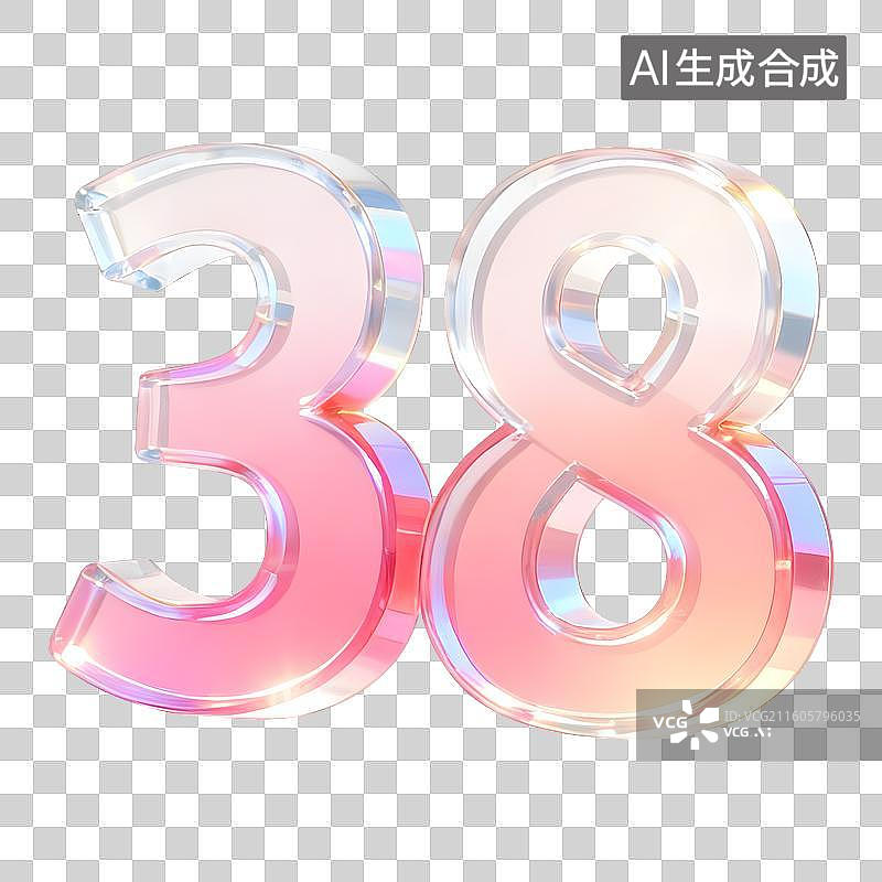 【AI数字艺术】3D立体插画38国际妇女节免抠元素图片素材