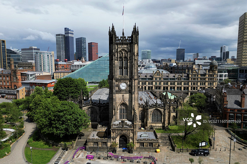 英国曼彻斯特座堂图片素材
