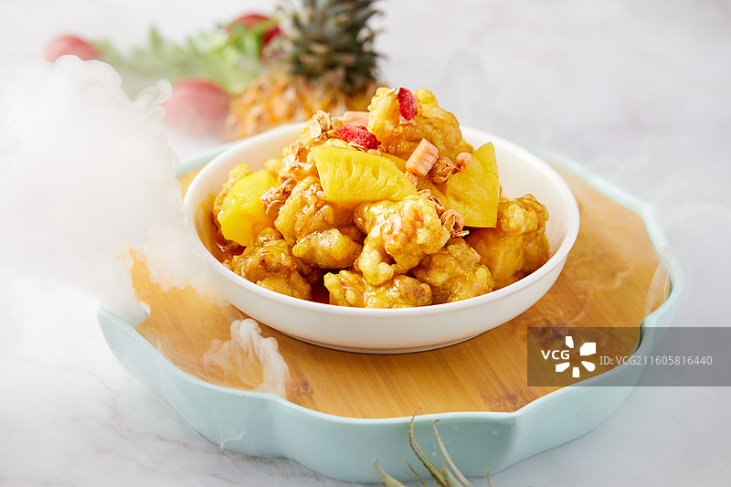 菠萝咕咾肉图片素材