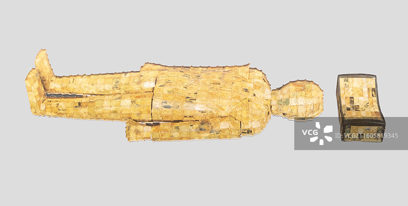 金缕玉柙 河北定县汉墓出土 中国国家博物馆图片素材