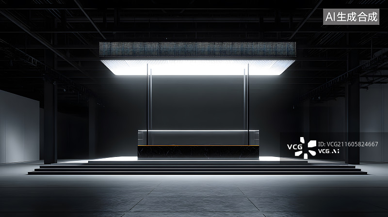 【AI数字艺术】艺术品展示台图片素材