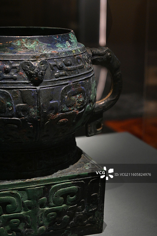 首都博物馆 太保墉燕 房山琉璃河遗址专题展图片素材