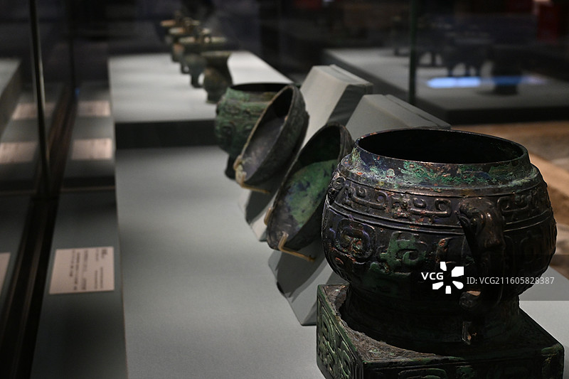 首都博物馆 太保墉燕 房山琉璃河遗址专题展图片素材