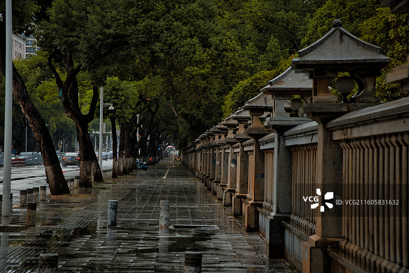 中国湖南省长沙市烈士公园城市风光与市区现代建筑图片素材