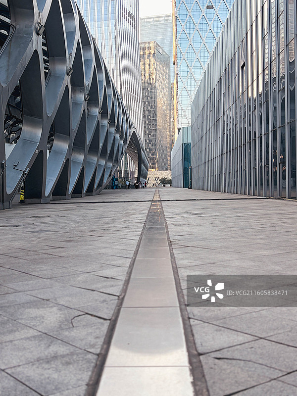 汽车广告背景图-建筑物背景广场地面图片素材