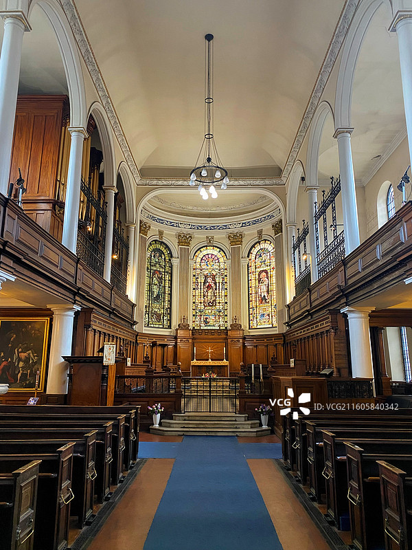 英国曼彻斯特圣安妮教堂 St Anne's RC Church, Manchester图片素材