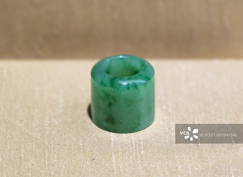 翡翠扳指 清 中国国家博物馆图片素材