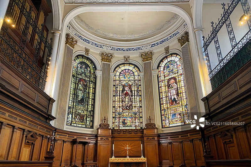 英国曼彻斯特圣安妮教堂 St Anne's RC Church, Manchester图片素材