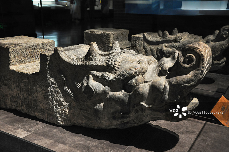 元代石螭首（宁夏博物馆）图片素材