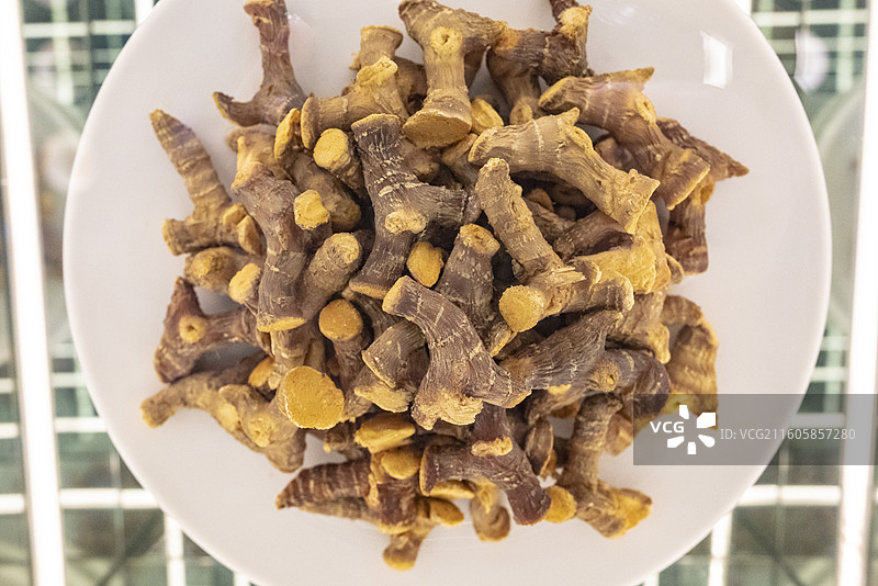 重庆火锅博物馆作料模型良姜图片素材