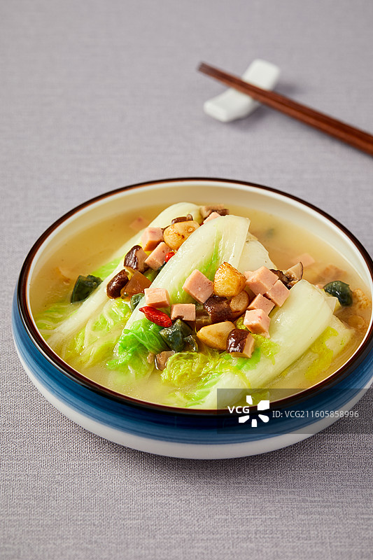 上汤奶白菜图片素材