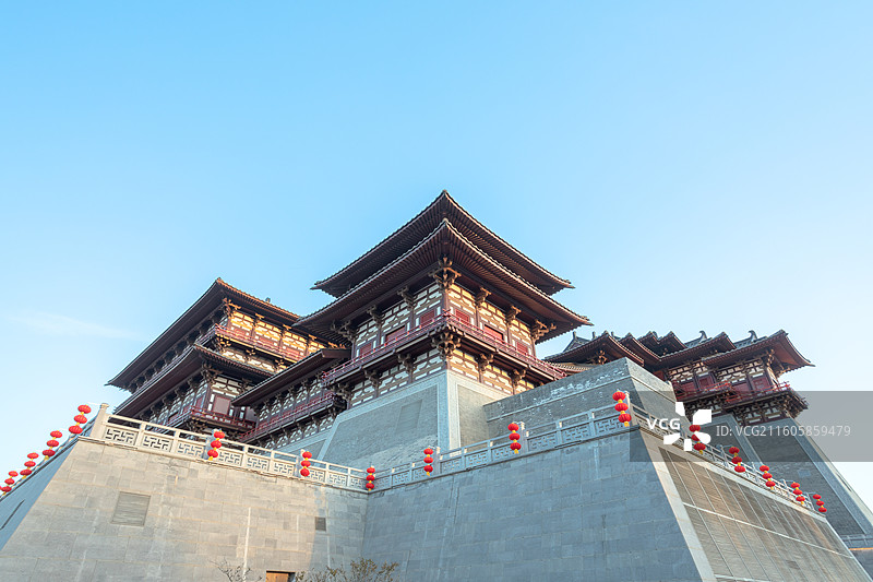 河南洛阳隋唐遗址公园日景图片素材