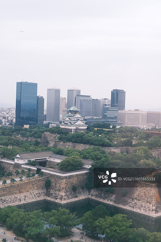 日本大阪城市风光图片素材