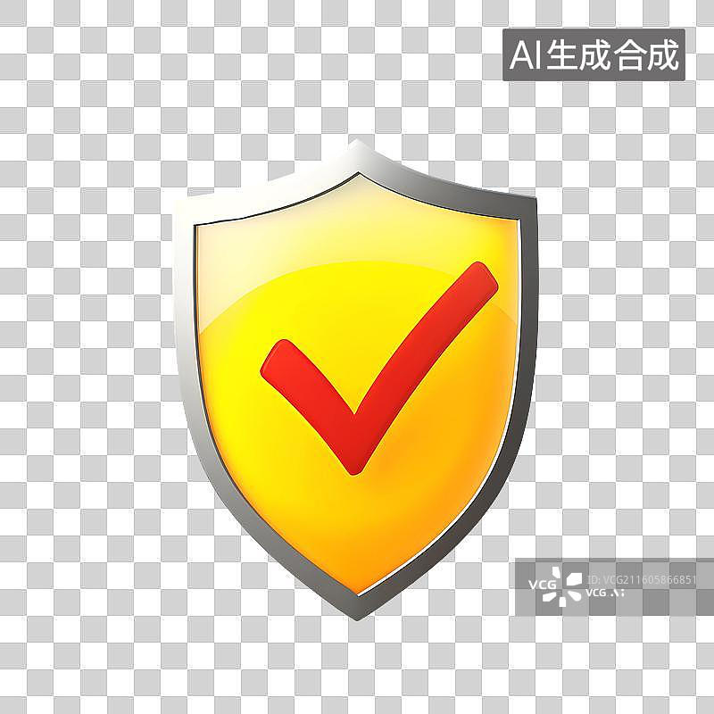 【AI数字艺术】3D渲染，盾，盾牌，图形图标免抠元素图片素材