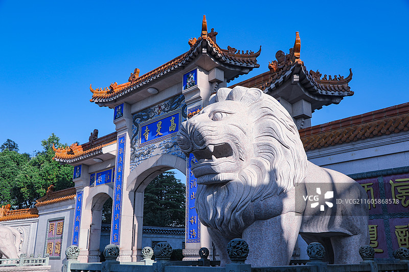 扬州高旻寺，佛门清净地图片素材
