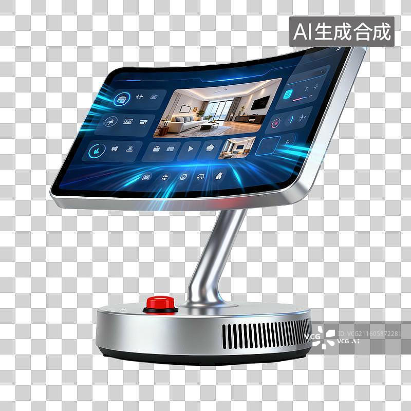 【AI数字艺术】全屋智能控制系统，语音交互，家庭智能控制中枢图片素材