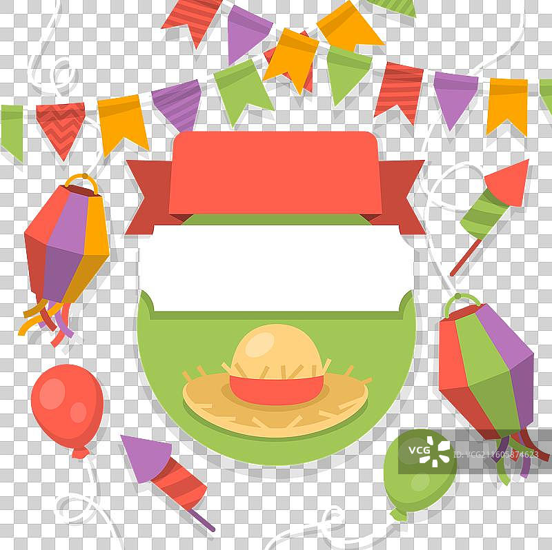 六月节庆典设计图片素材