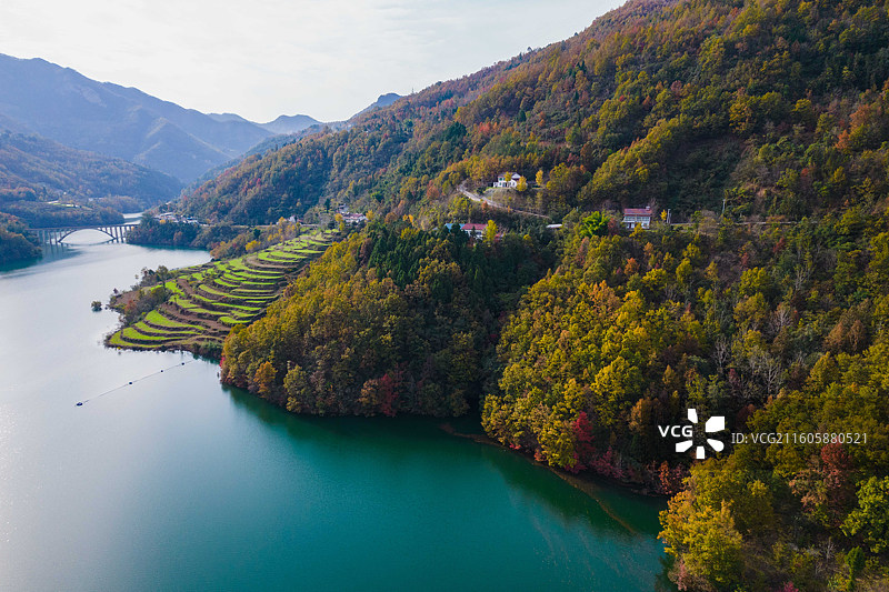 广元白龙湖风景图片素材